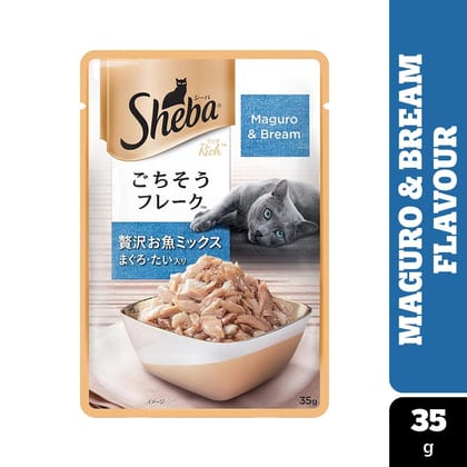 Sheba Rich Premium Maguro &amp; Bream Adult (1 + Years) Wet Cat Food 35g
