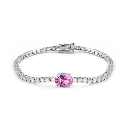 Stella Pink 925 Sterling Silver Bracelet for women