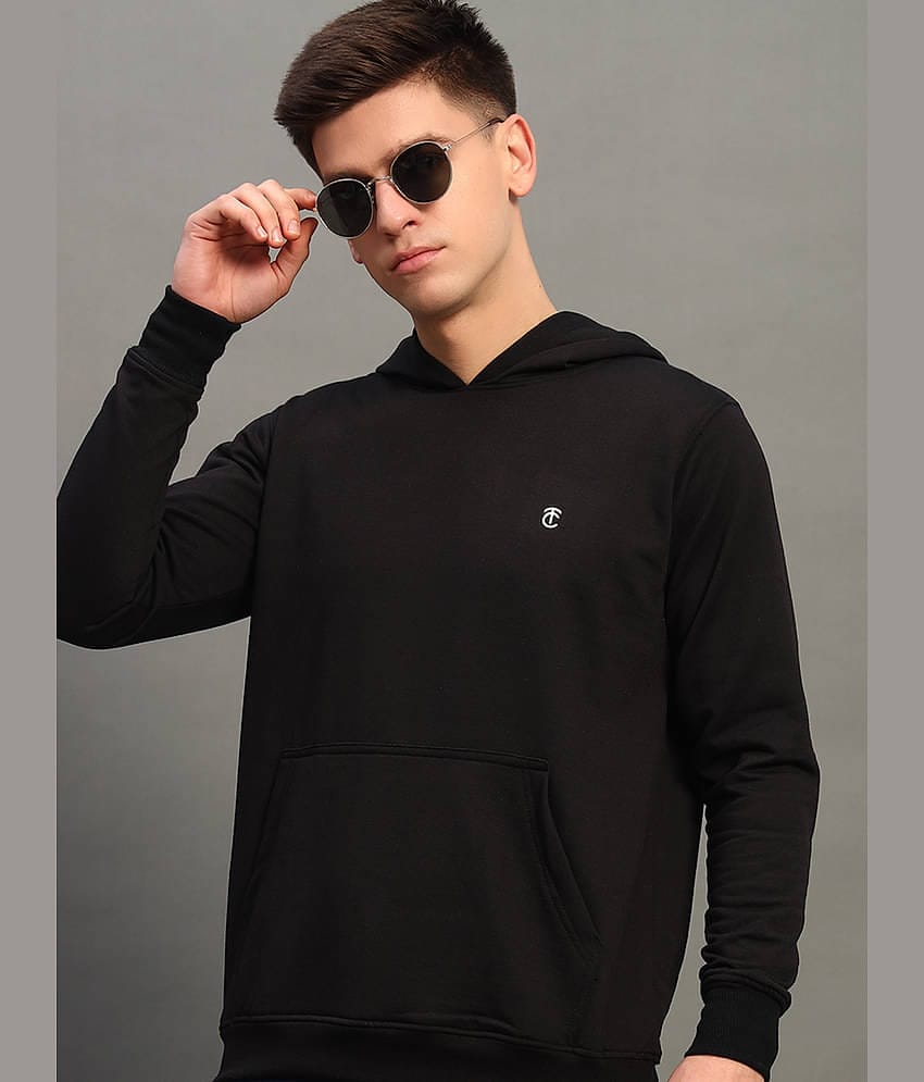 THE CASUALS Cotton Blend Hooded Men's Sweatshirt - White ( Pack of 1 )