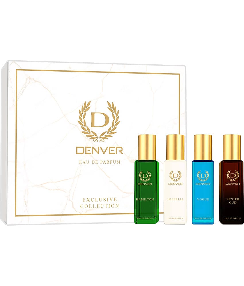 DENVER Luxury Collection Unisex Gift Pack (20ml x 4) Perfume - 80 ml  (For Men & Women)