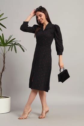 Heartbeat Noir, Black Dress-XS