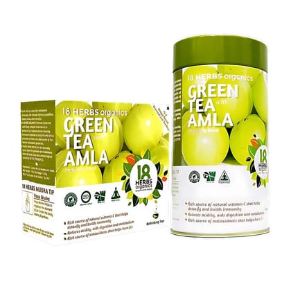 18 Herbs Green Tea Amla 40 Bags
