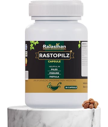 RAJASTHAN AUSHDHALAYA Capsules For Piles ( Pack of 1 )