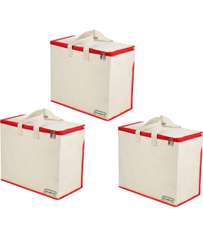 Double R Bags - Red Cotton Grocery Bag
