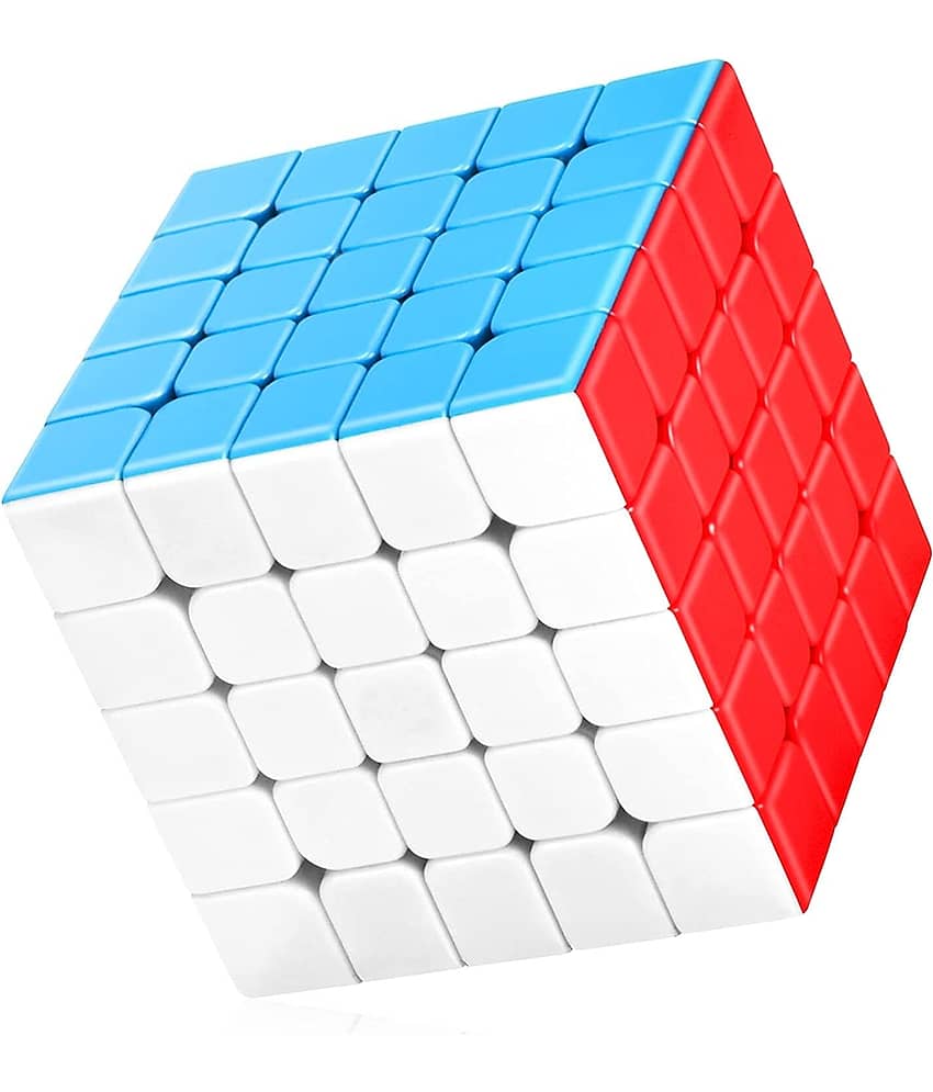 Speed Cube 5x5 High Speed Stickerless Magic 5x5x5 Brainstorming Puzzle Cubes Game Toys for Kids & Adults - Set of 1 (5X5 Cube)