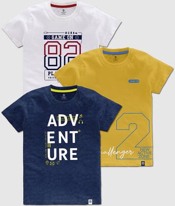 CODEZ Pack of 1 Boys Cotton T-Shirt ( Multicolor )