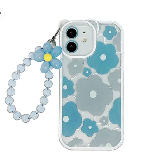 Arya - Diamond Decoration Camera Protected Case with Lanyard iphone 15