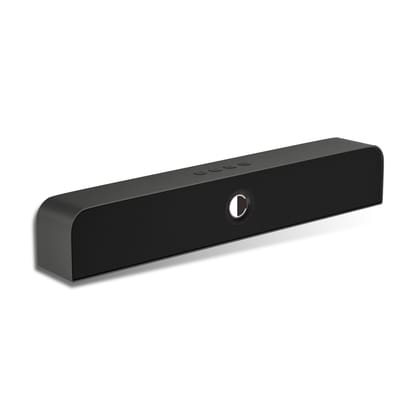 CELLECOR CLB10 20W Bluetooth Soundbar with 3D Surround Sound |Bluetooth 5.2v | FM Radio | Multiple Connectivity | Black