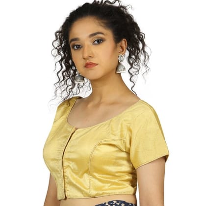 TheHangr Brown Fantom Silk Blouse -  34