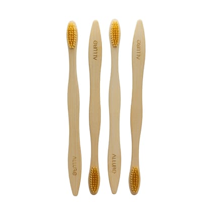 Allure Bamboo Toothbrush Pack 4 (OT-02)