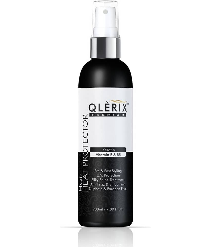 QLERIX Heat Protection Hair Spray with Keratin, Vitamin E & B5 Hair Sprays 200 mL