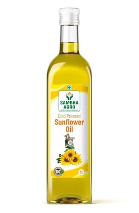 SAMBHA AGRO Sunflower Oil | Nutrient-Packed | Heart Health Benefits | All-Purpose Cooking Oil | Health Booster | Antioxidant-Rich Formula