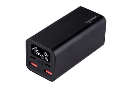 Nextech Tower 20000 mAh 65W Fast Charging Power Bank | Universal & Portable | Laptop PowerBank | Wireless Powerbank for iPhone, MacBook, Tablet, Smartphone | Power Bank 20000mAh Fast Charging USB-C