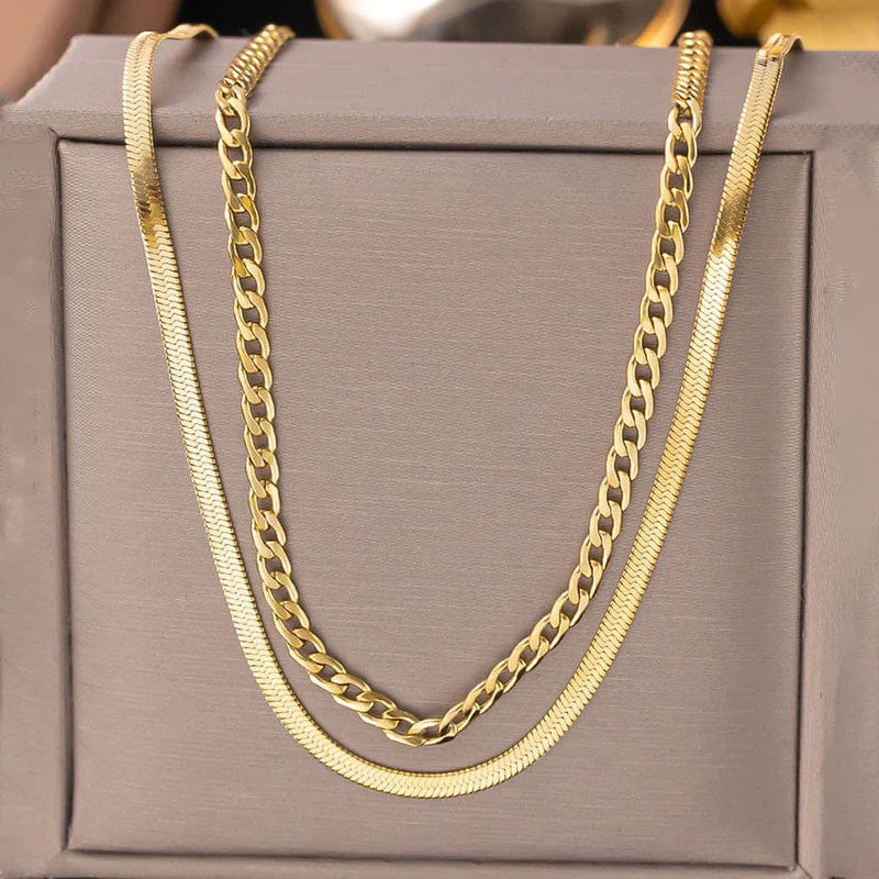 Double Luxe Layer Necklace