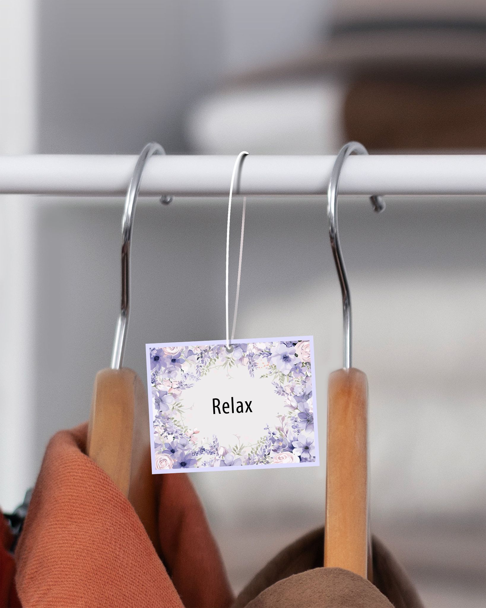 3-Pack Scented Paper Hanging Sachet - (Relax) Lavender
