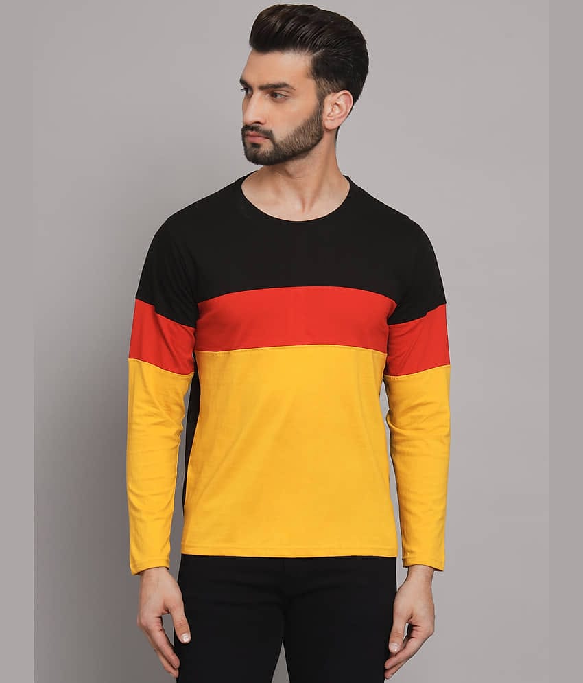 The Dry State - Multicolor Cotton Blend Regular Fit Men's T-Shirt ( Pack of 1 )