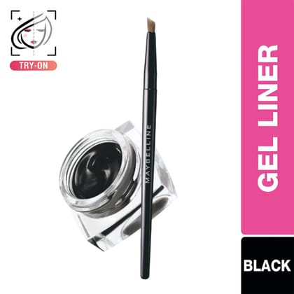 Maybelline New York Lasting Drama Gel Eyeliner With Expert Eyeliner Brush - 01 Black(2.5g)
