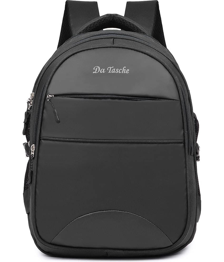 Da Tasche 35 Ltrs Black Polyester College Bag