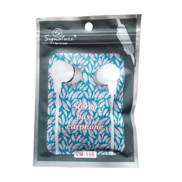 Signature-Earphone Stereo Music Bass (VM-156)