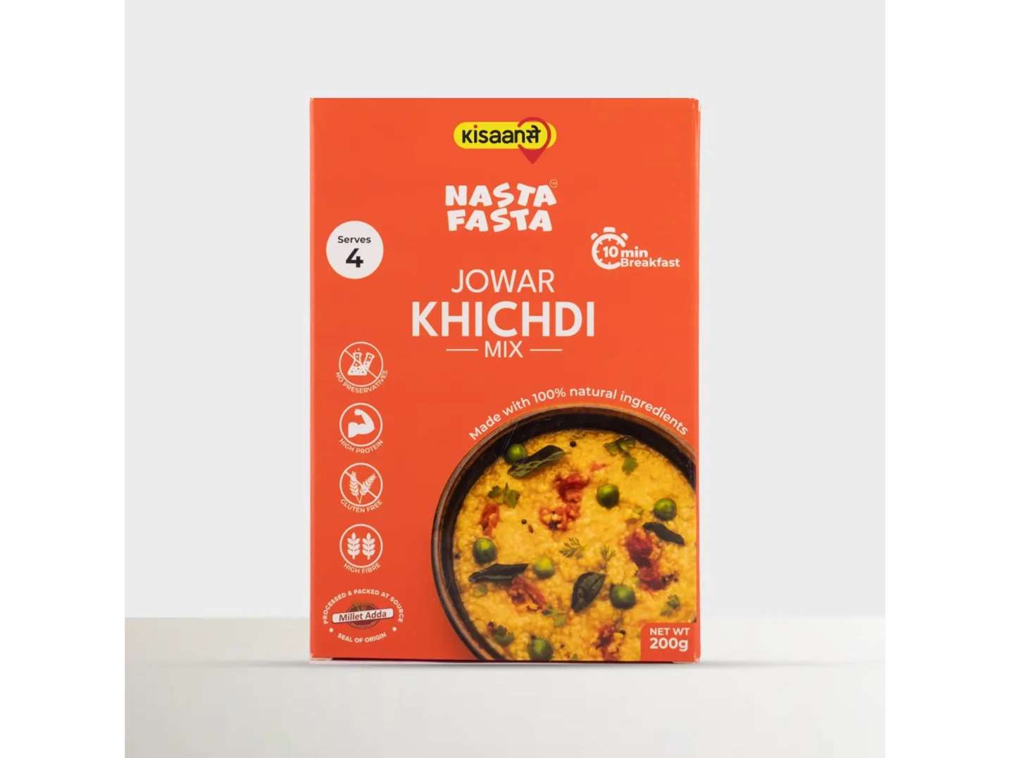 KisaanSay Nasta Fasta Jowar Khichdi Mix - 200 Gram