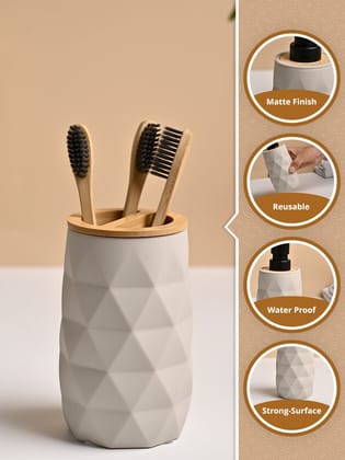 VON CASA Grey toothbrush Holder