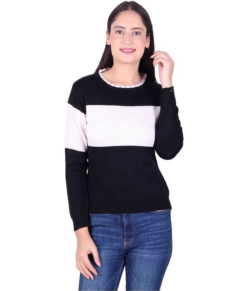 Ogarti Acrylic Black Pullovers