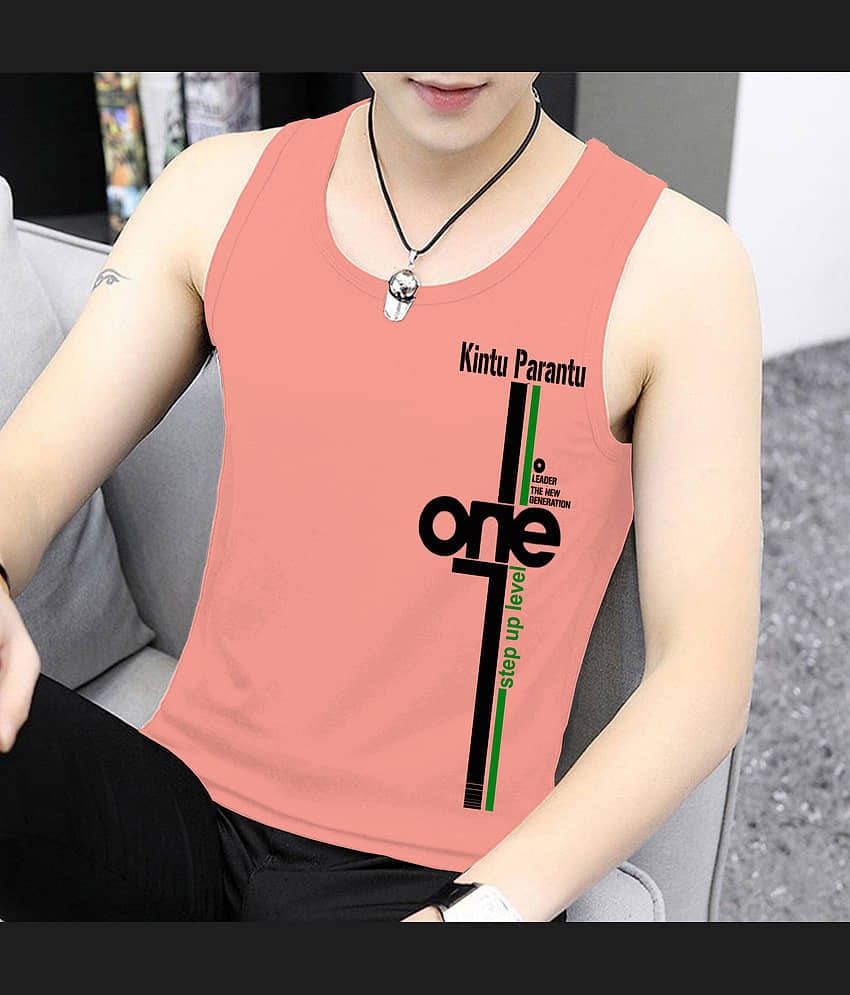 Kintu Parantu Pack of 1 Polyester Basic Vest For Men ( White )