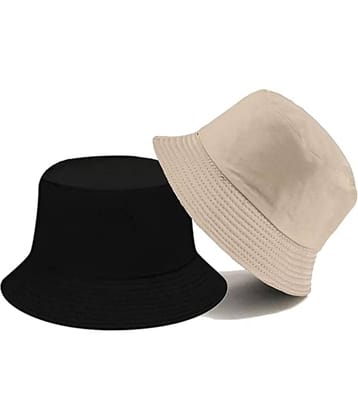 BAYEMA Pack of 2 Cotton Men's Hat ( Multiciolor 5 )