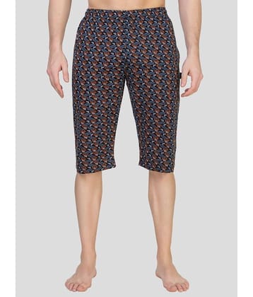 Zeffit - Brown Cotton Men's Three-Fourths ( Pack of 1 )