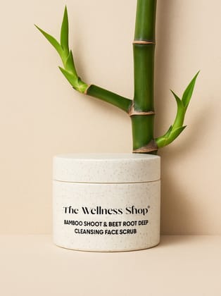 BAMBOO SHOOT & BEET ROOT DEEP CLEANSING FACE SCRUB-50g