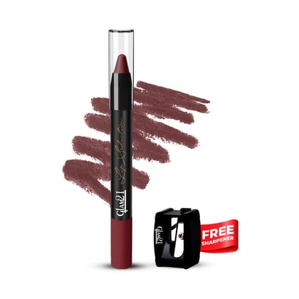 Glam21 Lip Seduction Non- Transfer Crayon Lipstick up to 12 Hours Stay | Lightweight & Longlasting|Creamy Matte | Smudge Proof - 3.6gm|Mystique Brown|10 Glam21 Lip Seduction Non- Transfer Crayon Lipstick up to 12 Hours Stay | Lightweight & Longlasting|Cr