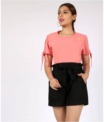 Chimpaaanzee Women's Polyester Regular Top ( Peach )