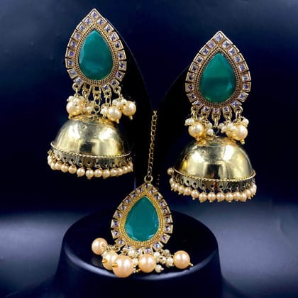 ZEVAR I EARRING WITH MANGTIKA