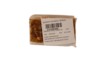 HaveNuts Pista Chikki - 1 unit