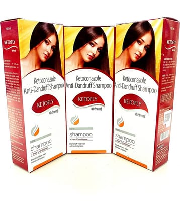 KETOFLY ANTIDANDRUFF SHAMPOO ( PACK OF 3) Baby Shampoo 100 ml ( 3 pcs )