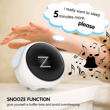 Cute Cartoon Animal Alarm Clock with Night Light and Dual Alarms for Kids, Bedroom, Home Decoration"assorted colour