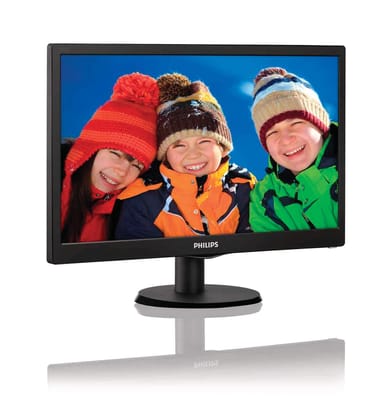 Philips 193V5LSB2-94 18.5 Smart Control Monitor With LCD Display VGA Port Full HD 60Hz Refresh Rate