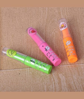 Pinner Pink glossy color shade change Lip Gloss (Pack of 3)