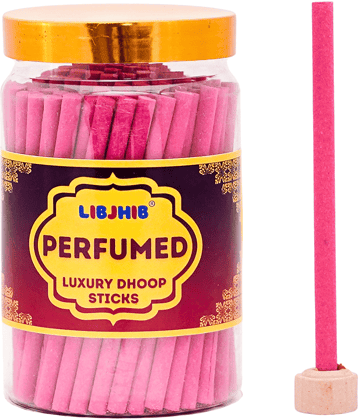 Libjhib Incense Dhoop Sticks Perfumed Scented 200 gm ( Pack of 1 )