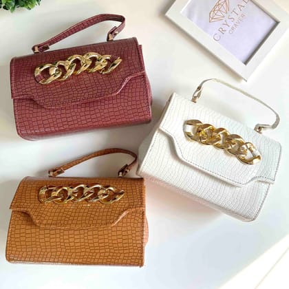 Glossy Cloud Bag-Rust Pink