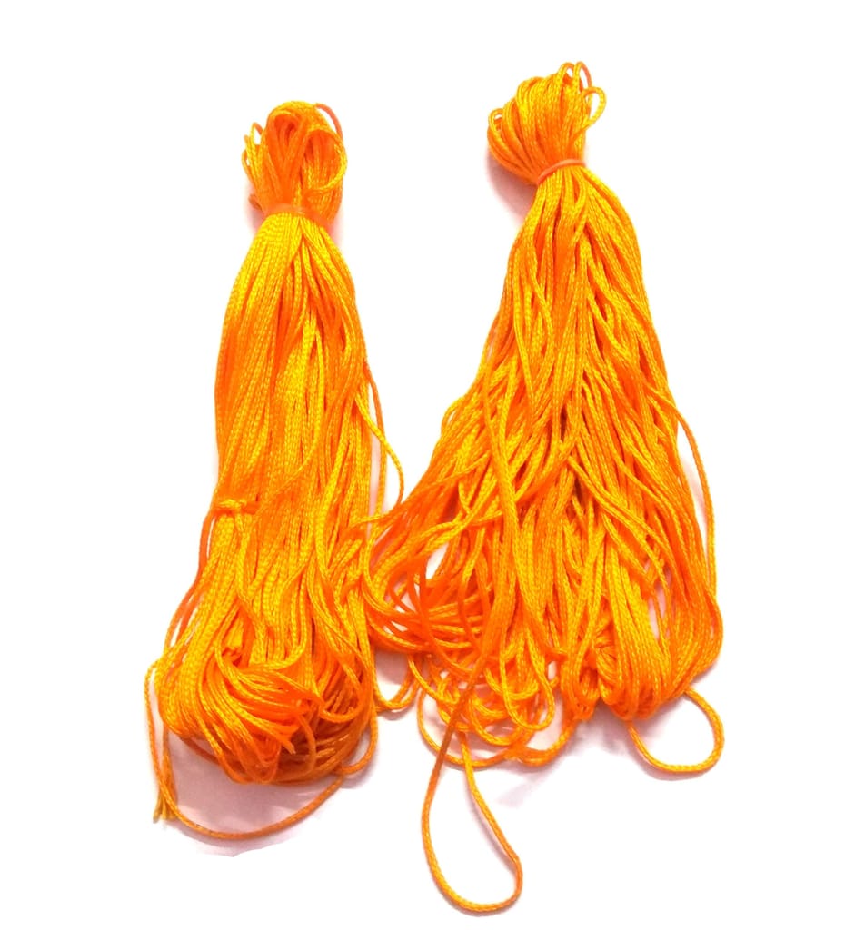 Nawani Religious Orange Silk Thread Nazar Dhaga 25 Metres (2 Set) - Pooja Needs | Buy online on ZillyBuy