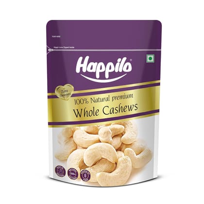 Happilo 100% Natural Premium Whole Cashews 500g Value Pack
