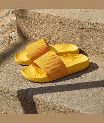 Neemans High Sprout Glideway Slides Yellow Men's Slide Flip Flop