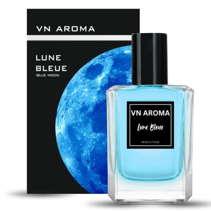 VN Aroma Lune Bleue Eau de Parfum for Men, 50 ml Luxury Fragrance | Long lasting | Premium Ingredients | Best Perfume Fresh, Elegant, Premium Perfume Spray