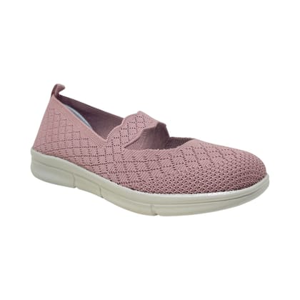 Fabric ballerinas-Pink / 37