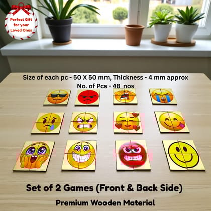 Color Matching & Memory Learning Game with Smiley Puzzle | Educational Brain Development Toy for Kids | Improve Focus, Recall & Cognitive Skills