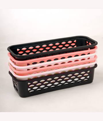 DarkShri Multicolor Plastic Storage Racks ( Pack of 6 )