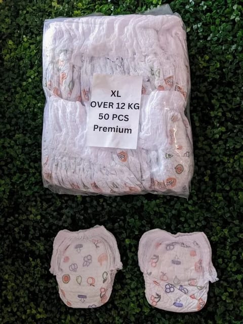 Baby Diaper All Round Protection Pants (XL) 50 count (Over 12 kg) by Ruhi Technoplast