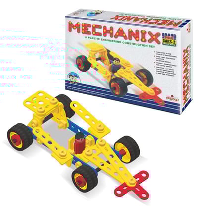 Mechanix Plastic Cars, 2, Stem Educational Toy, Building And Construction Set For Boys And Girls Age 5+