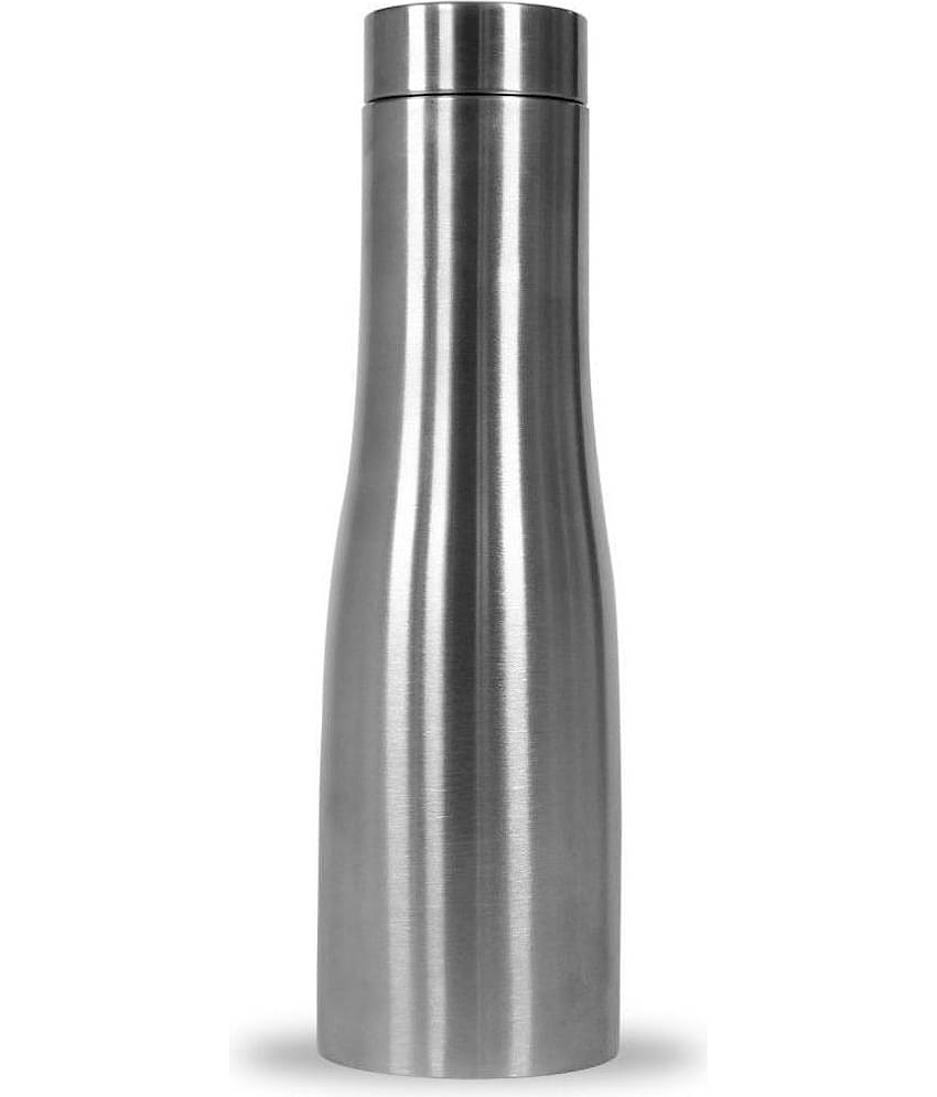 PearlPet Silver Water Bottle 1000ml mL ( Set of 1 )